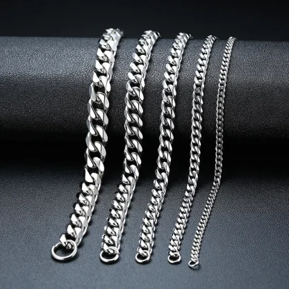Classic Shiny Chain Bracelet - Image 4
