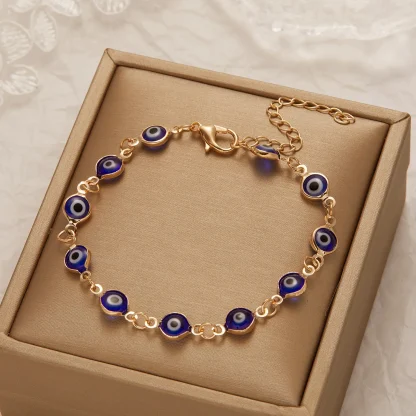 Evil Eye Adjustable Bracelet - Image 5