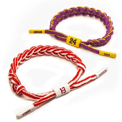 Bicolor Braided Rope Bracelets