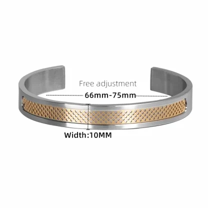 Luxury Men's Bangle Bracelet Set - Image 7