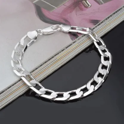 Hook Curb Chain Bracelet - Image 2