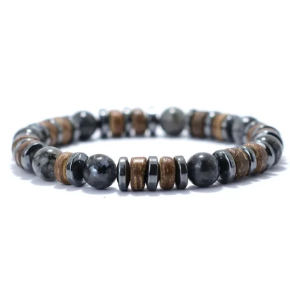 Retro Elastic Beaded Bracelet