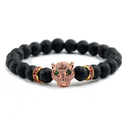 Black Panther Beaded Bracelet - Image 2