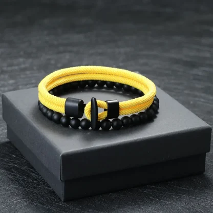 Men's Rope Beaded Bracelets - Image 5