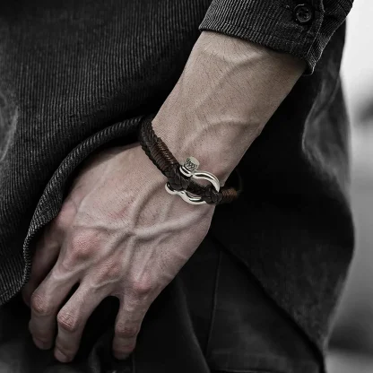 Double Layer Braided Bracelet - Image 4