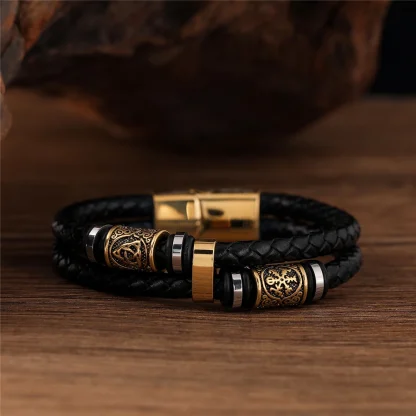Double Layer Bangle Bracelet - Image 5