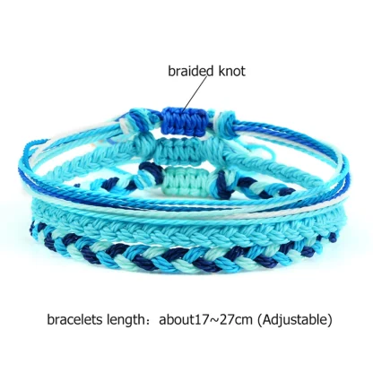 Multi Color Braided Bracelets - Image 7
