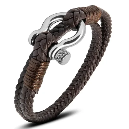 Double Layer Braided Bracelet