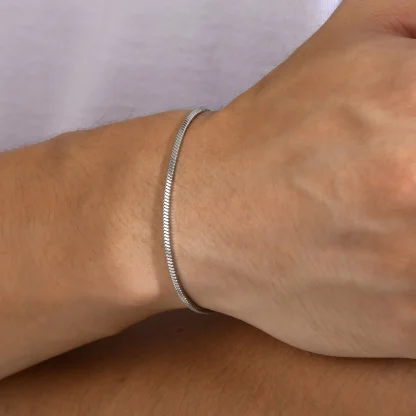 Thin Snake Chain Bracelets - Image 5