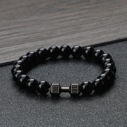 Dumbbell Beaded Elastic Bracelets - Image 6