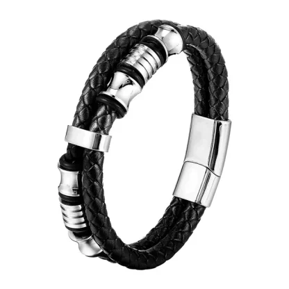Magnetic Buckle Braided Bracelet