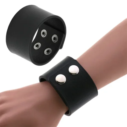 Adjustable Wide Solid Bracelets - Image 6