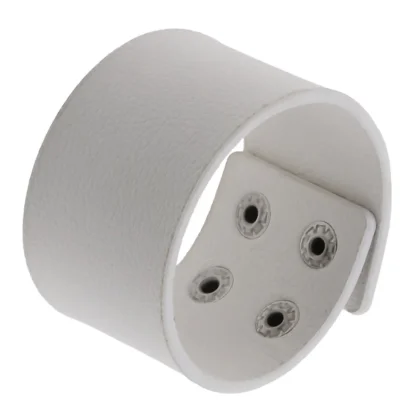 Adjustable Wide Solid Bracelets - Image 3