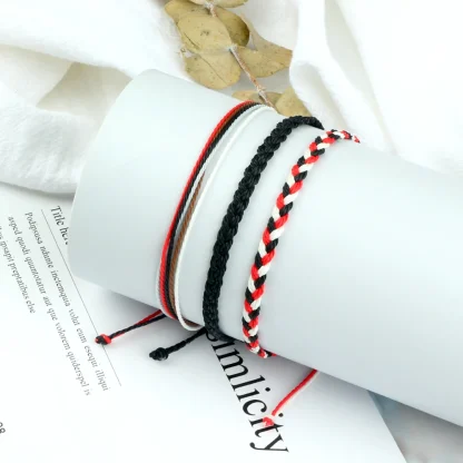 Multi Color Braided Bracelets - Image 3