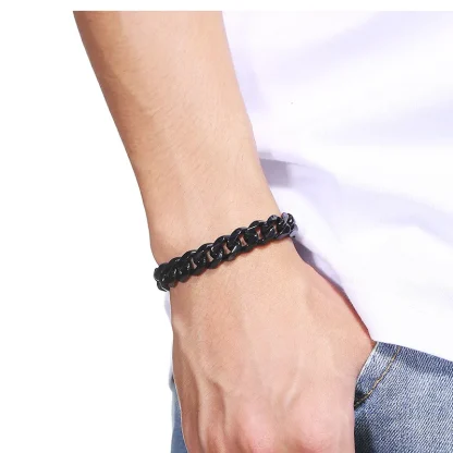 Minimalist Curb Chain Bracelet - Image 3
