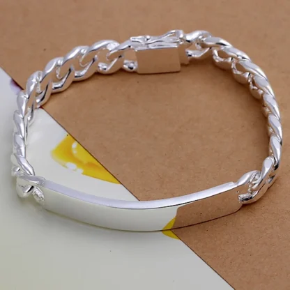 Elegant Bar Chain Bracelet - Image 3