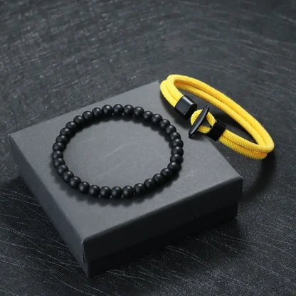 Men's Rope Beaded Bracelets - Image 4