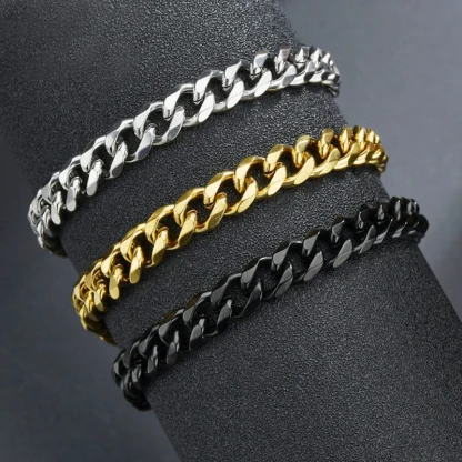 Minimalist Curb Chain Bracelet - Image 7