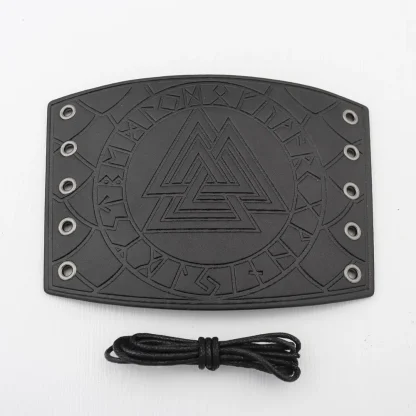 Odin Symbol Wide Men's Bracelet - Image 3