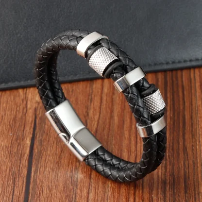 Magnetic Buckle Braided Bracelet - Image 4