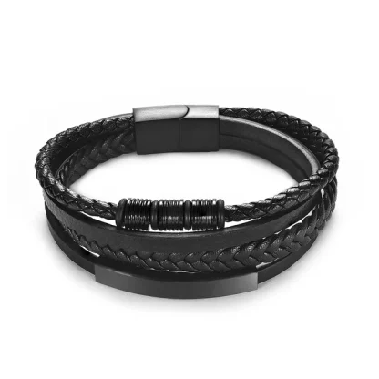 Multi Layer Black Bracelet