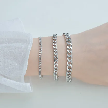 Adjustable Curb Chain Bracelets - Image 4