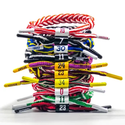 Bicolor Braided Rope Bracelets - Image 4