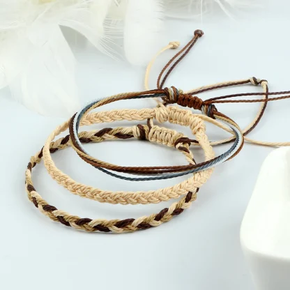 Multi Color Braided Bracelets - Image 2