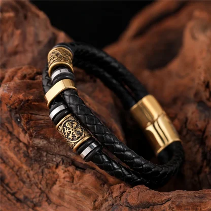 Double Layer Bangle Bracelet - Image 4