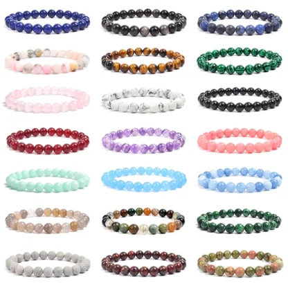 Round Beaded Elastic Bracelets - Image 7