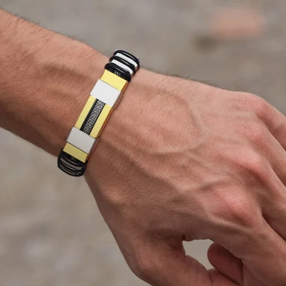Casual Men's Bangle Bracelet - Image 7