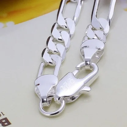 Minimalist Figaro Chain Bracelet - Image 2