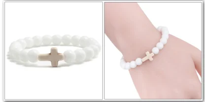 Beaded Solid Cross Bracelets - Image 5