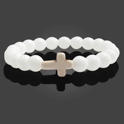 Beaded Solid Cross Bracelets - Image 3
