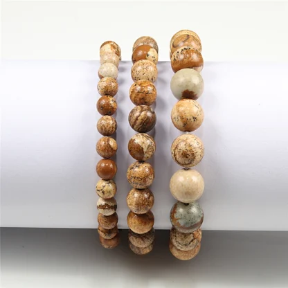 Elastic Simple Beaded Bracelet - Image 5