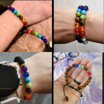 Colorful Beaded Cord Bracelets - Image 6