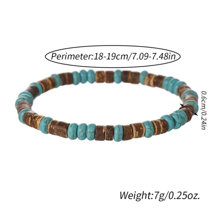 Elastic Flat Beads Bracelets - Image 7