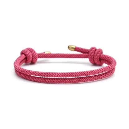 Minimalist Solid Rope Bracelet - Image 3
