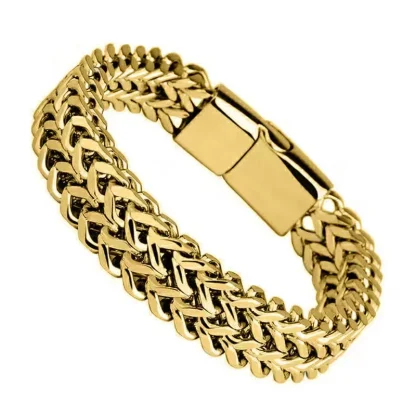 Sleek Thick Chain Bracelets