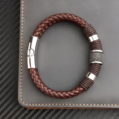 Retro Men's Braided Bracelet - Image 6
