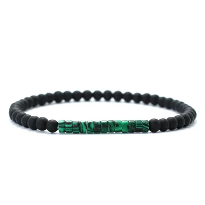 Small Beaded Elastic Bracelets - Image 2