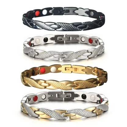 Luxury Twisted Magnetic Bracelet - Image 3