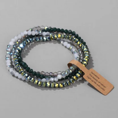 Shiny Beaded Elastic Bracelets - Image 3