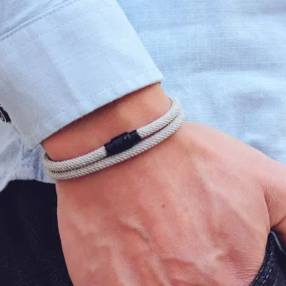 Rope Double Layer Bracelet - Image 7