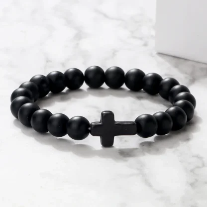 Beaded Solid Cross Bracelets - Image 2