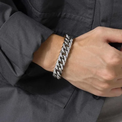 Thick Chain Casual Bracelet - Image 2
