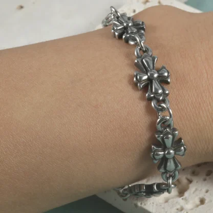 Retro Crosses Bracelet - Image 2