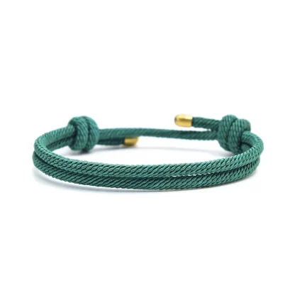 Minimalist Solid Rope Bracelet - Image 2