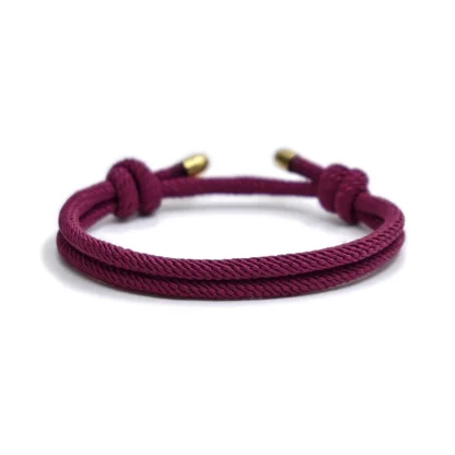 Minimalist Solid Rope Bracelet - Image 6