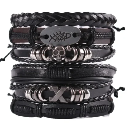 Retro Men's Multi Bracelets - Image 4